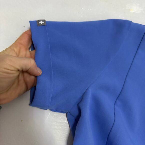 Figs light blue scrub top sz XXS PO# 4988 nurse medical professional - Picture 6 of 9